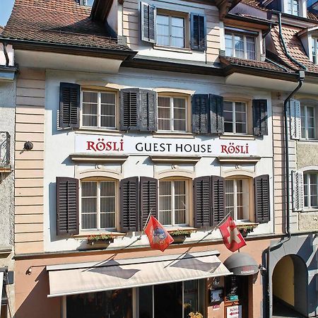 Roesli Guest House Luzern Buitenkant foto